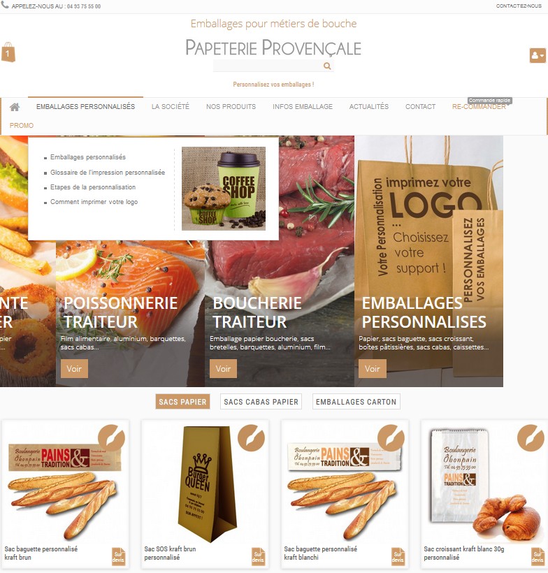 Une boutique en ligne pour la Papeterie Provençale