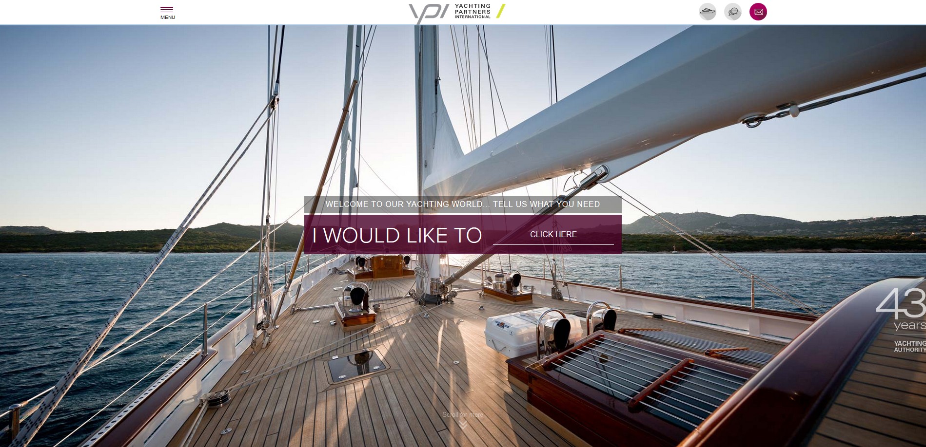 Un prestigieux site internet de yachting et de nautisme